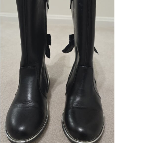 ✨ Olive & Edie “Tasha” Girls’ Boots – Black Bow Detail – Excellent Condition ✨ - Picture 6 of 9